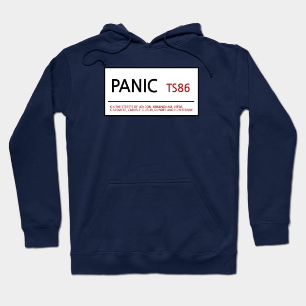 Panic - London, Birmingham, Leeds, Grasmere, Carlisle, Dublin, Dundee and Humberside Hoodie by guayguay